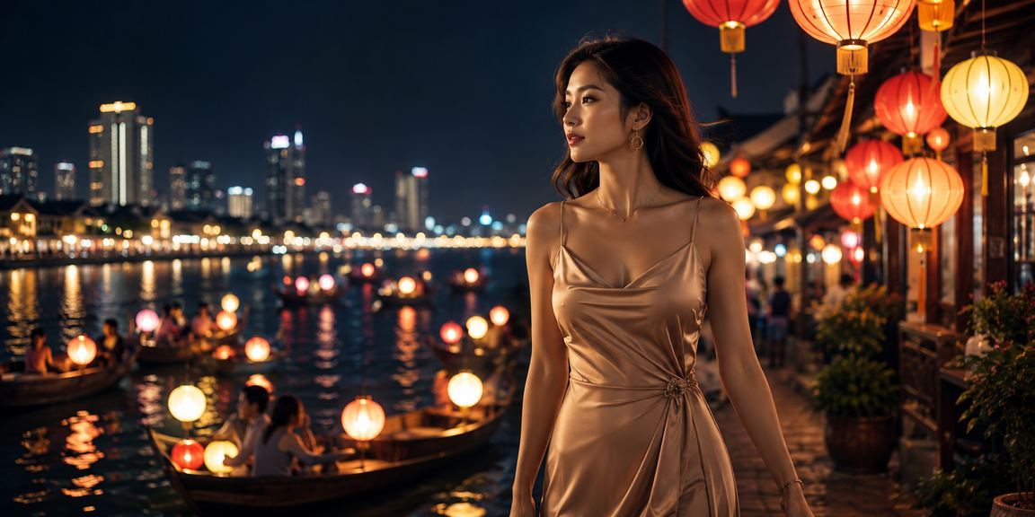 Người dùng Sài Gòn tham gia chương trình may mắn trên d12 tại chợ đêm